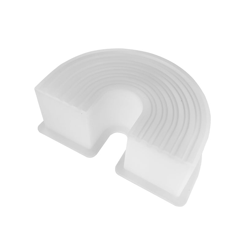 Silicone mold: Candle holder Rainbow