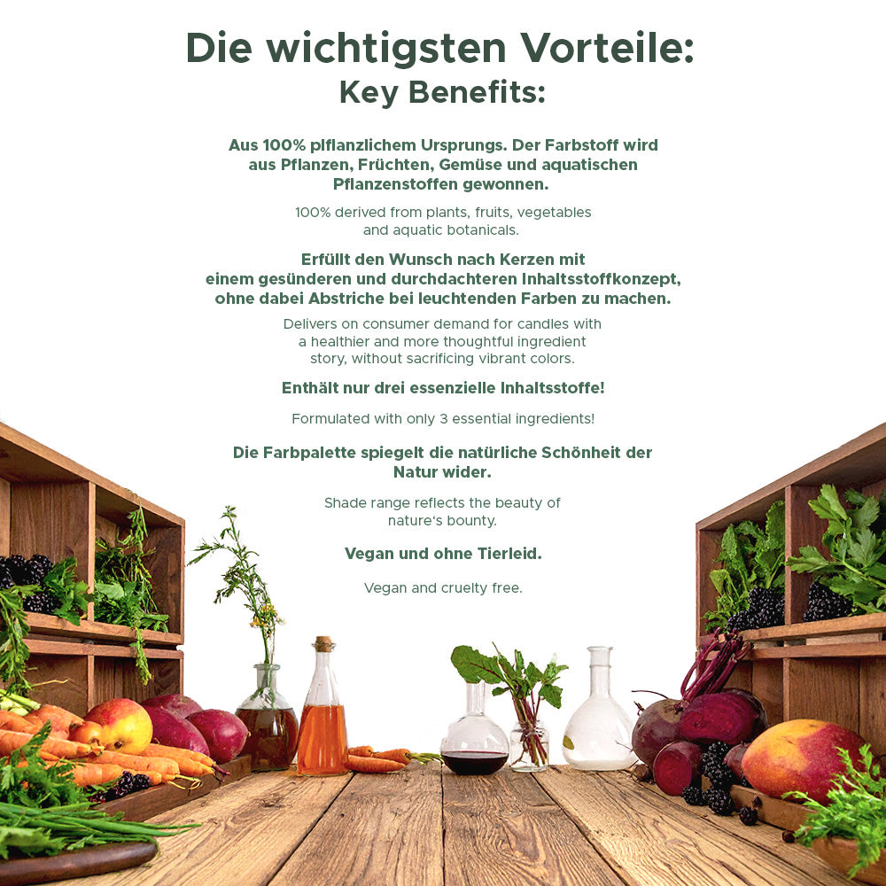 Natural Candle Dye: Yellow Mango