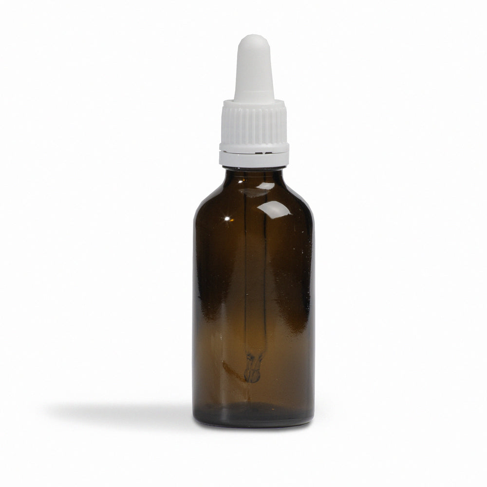 Schraubdeckel verschluss aus kunststoff mit pipette aus glas zum dosieren von duftöl für die kerzenherstellung