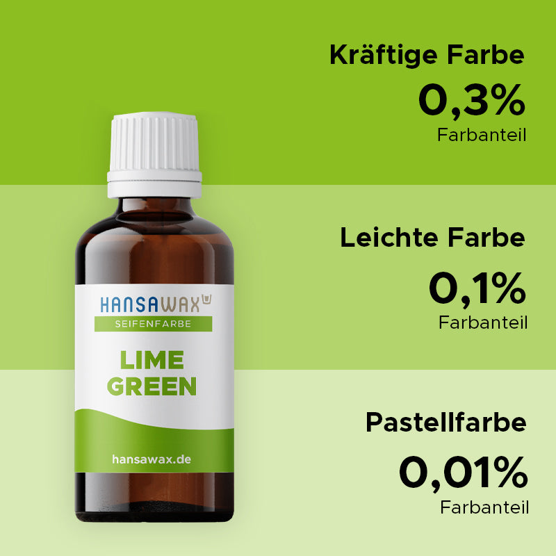 Seifenfarbe: Lime Green