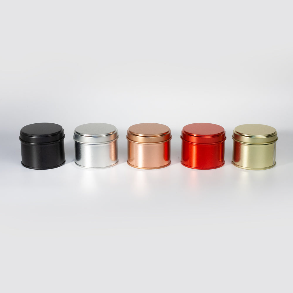 100 ml rose gold candle jar