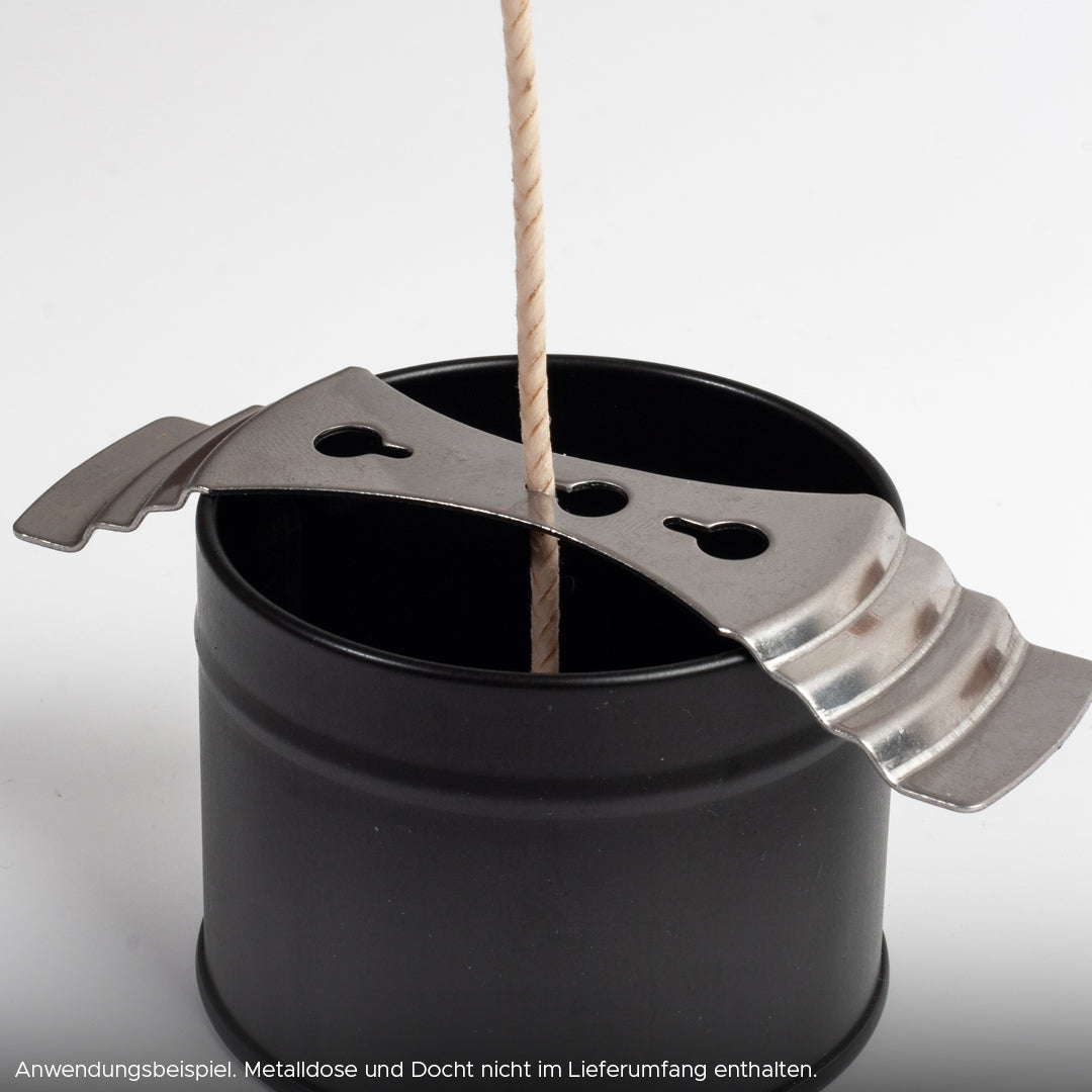 Dochthalter aus Edelstahl