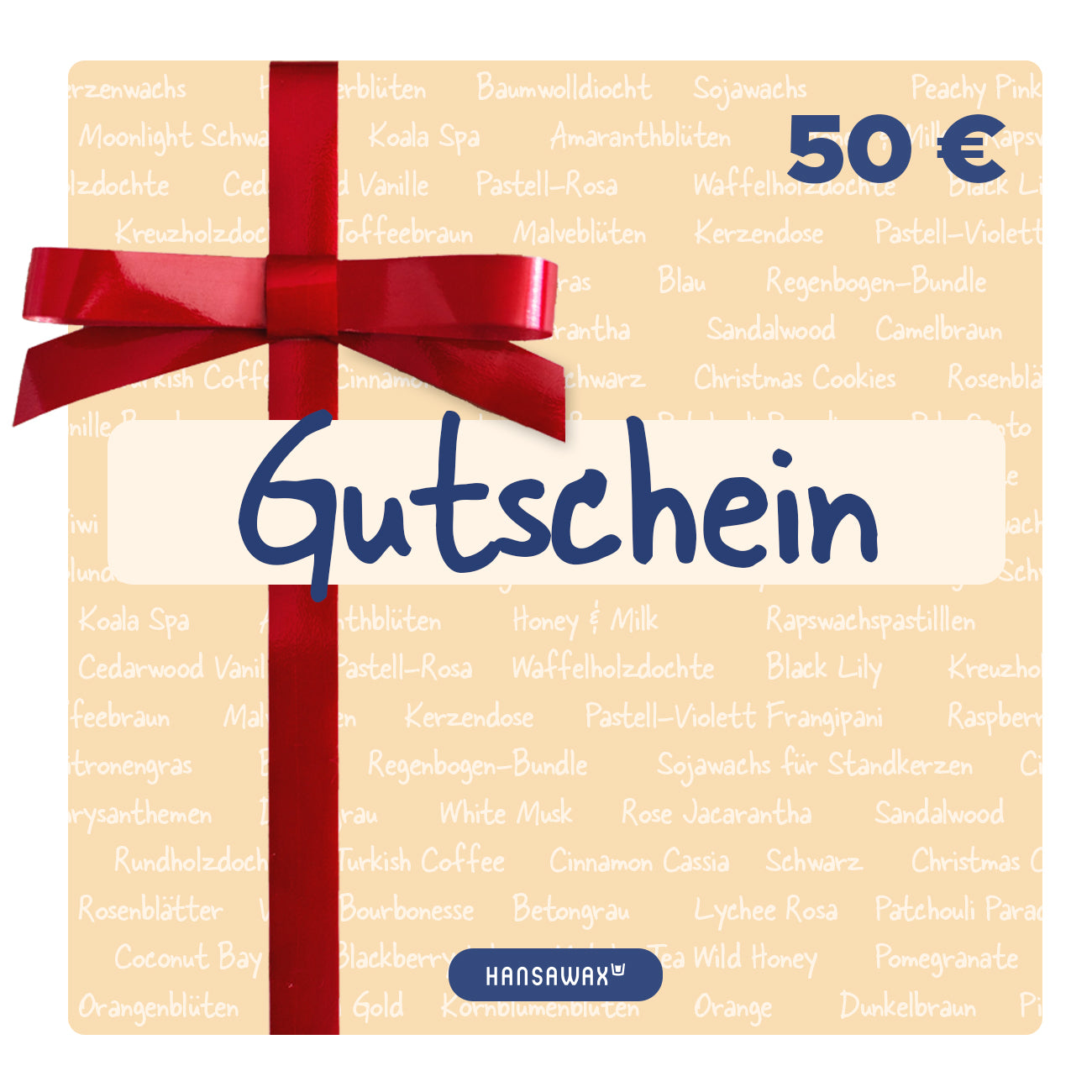 Hansawax gift voucher