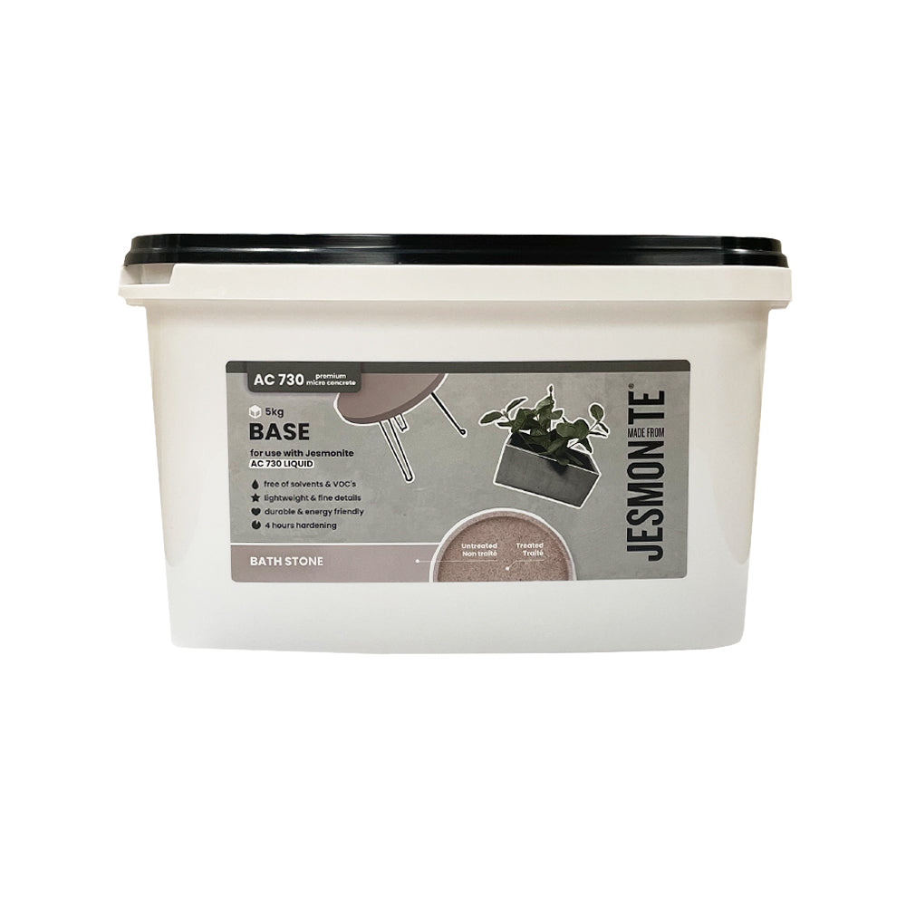 AC730 Base Pulver in der Farbe Bath Stone zum Herstellen von Jesmonite Zement auf Harz basis
