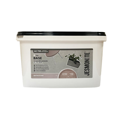 AC730 Base Pulver in der Farbe Bath Stone zum Herstellen von Jesmonite Zement auf Harz basis