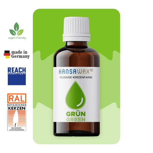 Flüssige Kerzenfarbe: Grün