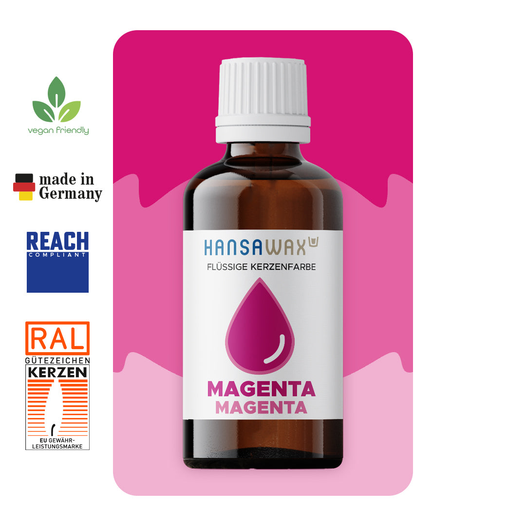 Flüssige Kerzenfarbe: Magenta
