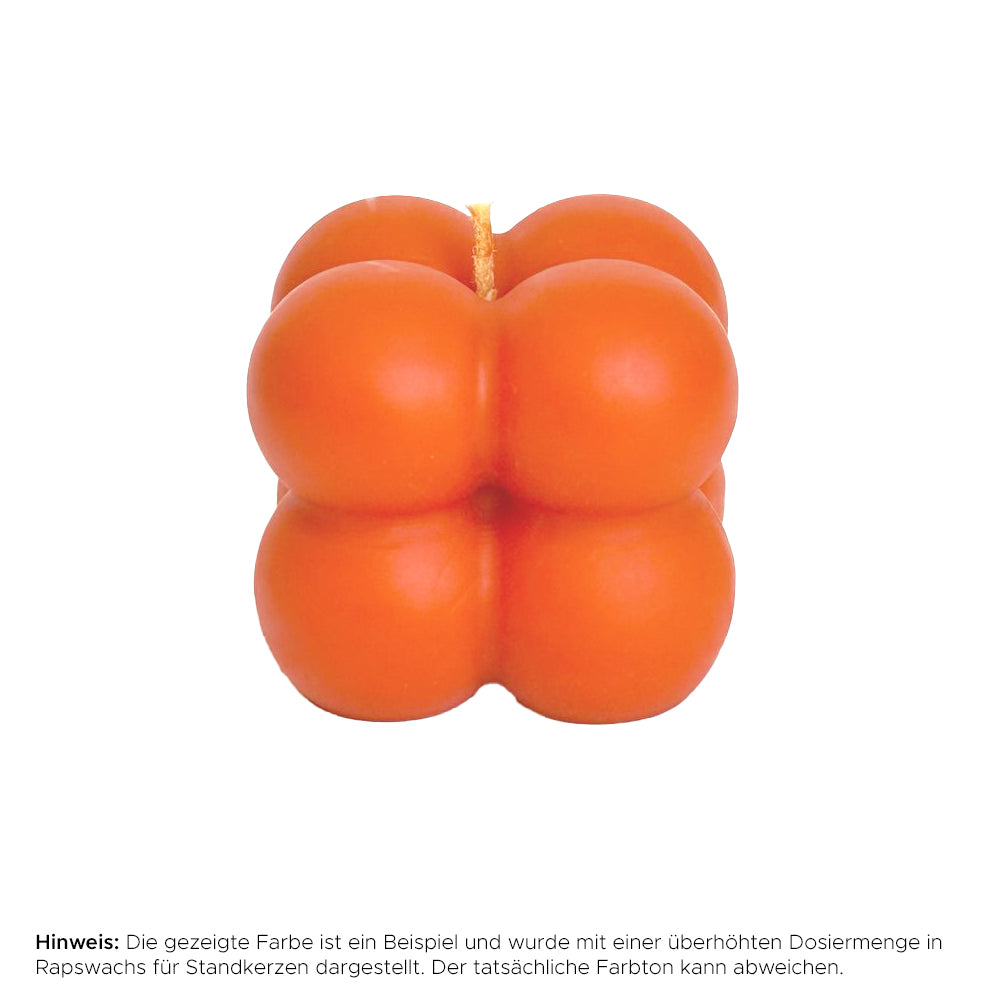 Flüssige Kerzenfarbe: Leuchtend Orange