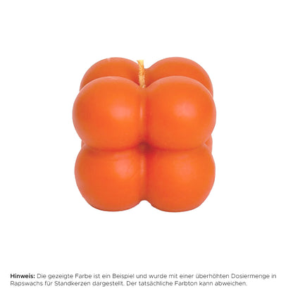 Flüssige Kerzenfarbe: Leuchtend Orange