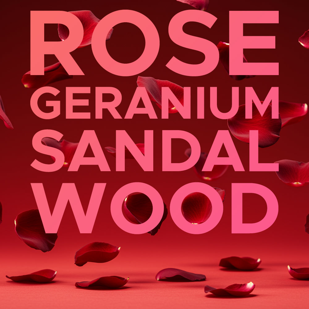 Kopf Herz und Basisnote vom Duftöl Rose Blossom