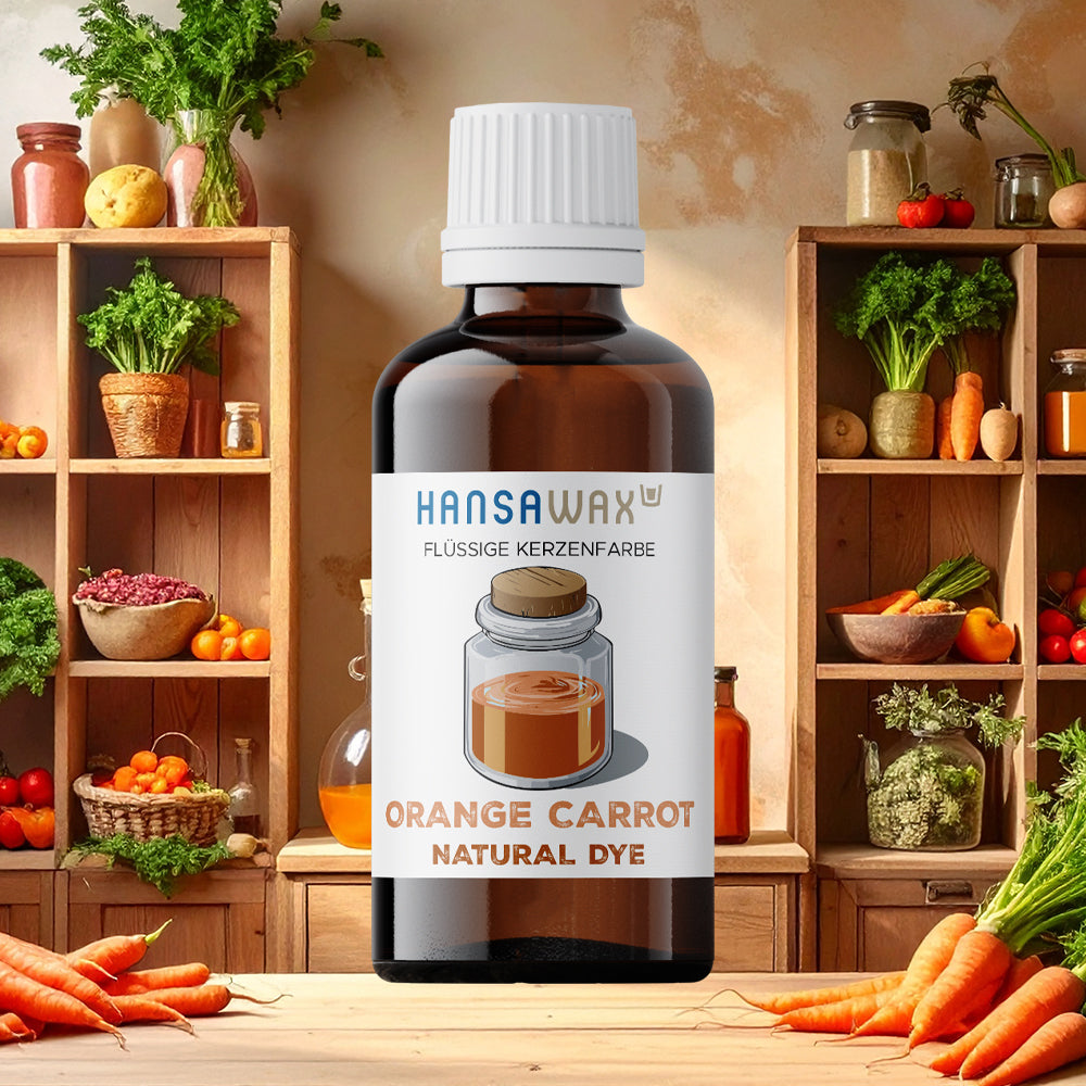Natural Candle Dye: Orange Carrot