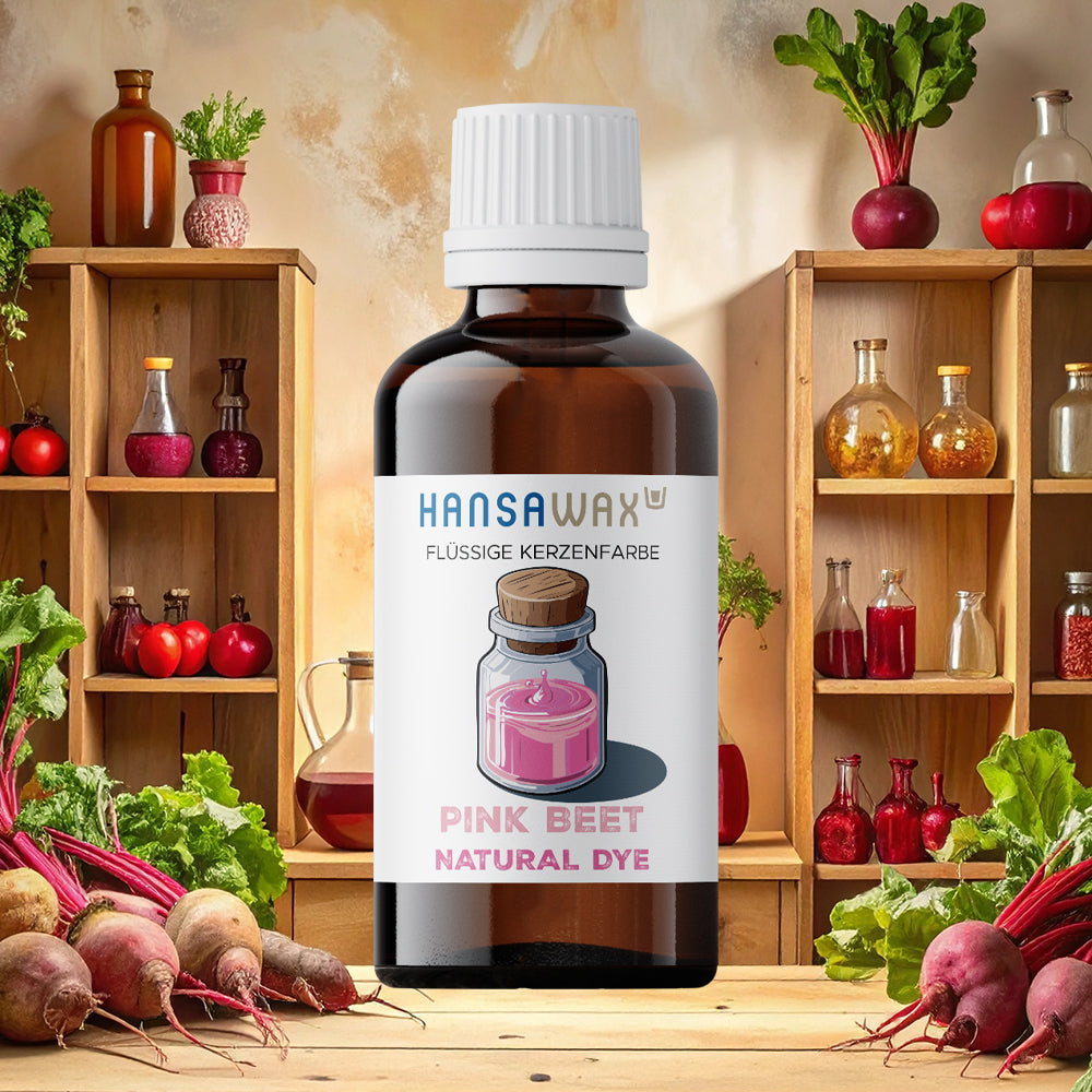 Natural Candle Dye: Pink Beet
