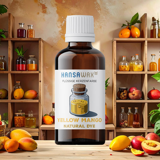 Natural Candle Dye: Yellow Mango