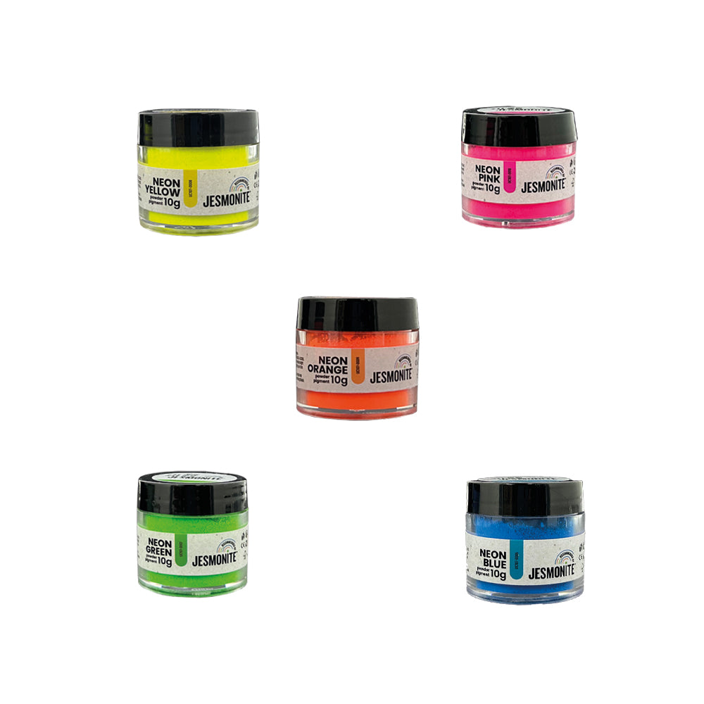 Pigmentpulver Farben Set zum Einfärben von Gießmasse wie Jesmonite, Keraflott und Raysin