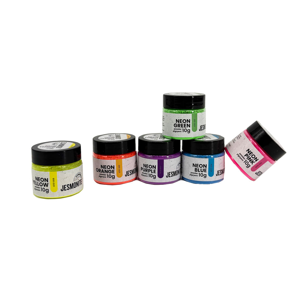 Pigmentpulver Farben Set zum Einfärben von Gießmasse wie Jesmonite, Keraflott und Raysin