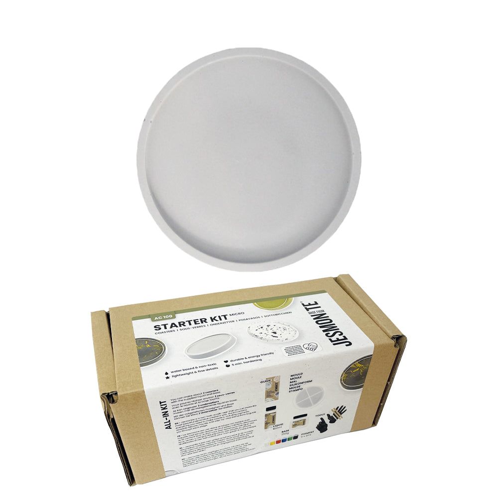 Jesmonite Starter Set: Kleiner Untersetzer