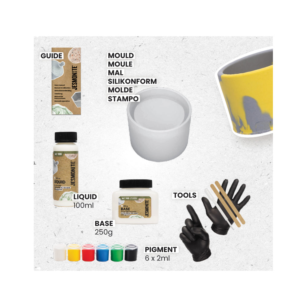 Starter Kit mit Silikonform von Jesmonite
