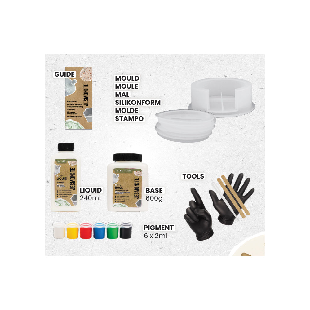 Starter Kit mit Silikonform von Jesmonite