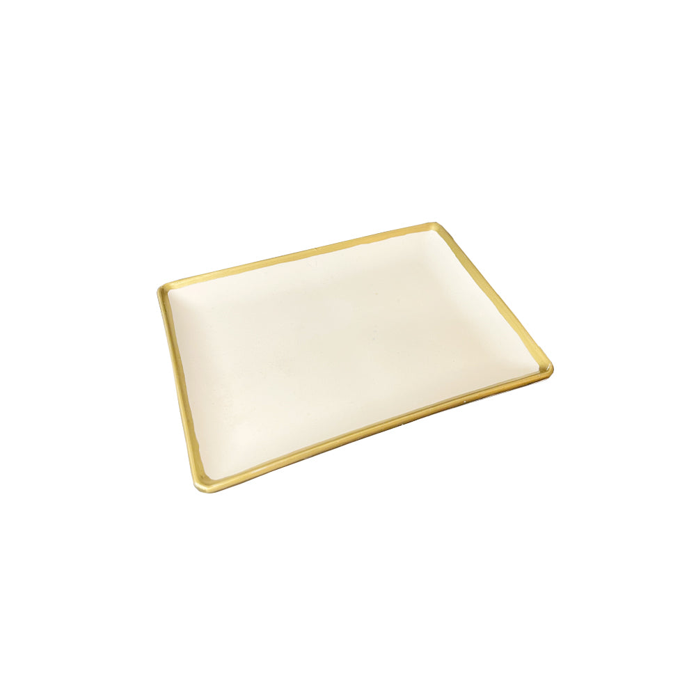 Silikonform zur Herstellung von einem rechteckigen Tablet mit Gießpulver wie Jesmonite, Keraflott und Raysin.