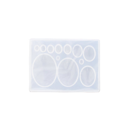 Silikonform zur Herstellung von Ringaufsetzer mit Gießpulver wie Jesmonite, Keraflott und Raysin.