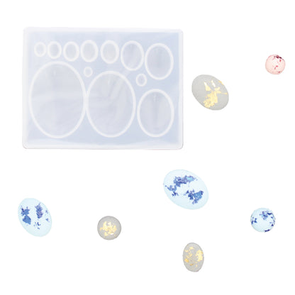 Silikonform zur Herstellung von Ringaufsetzer mit Gießpulver wie Jesmonite, Keraflott und Raysin.