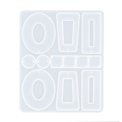 Silikonform zur Herstellung von Ohrringen mit Gießpulver wie Jesmonite, Keraflott und Raysin.