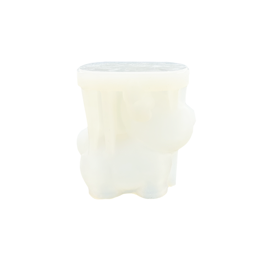 Silikonform für Gießmasse wie Jesmonite, Keraflott und Kerzenwachs