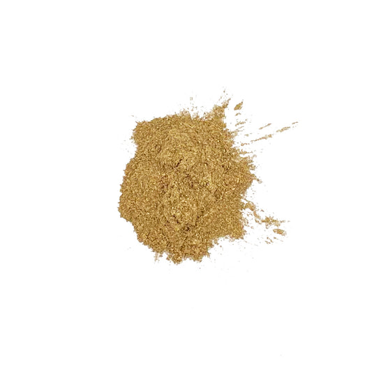Metallic Powder in Rich Pale Gold zum Einfärben von Gießpulver wie Jesmonite, Keraflott und Raysin.