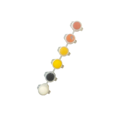 Flüssige Farbe Set zum Einfärben von Gießpulver wie Jesmonite AC100 und Keraflott