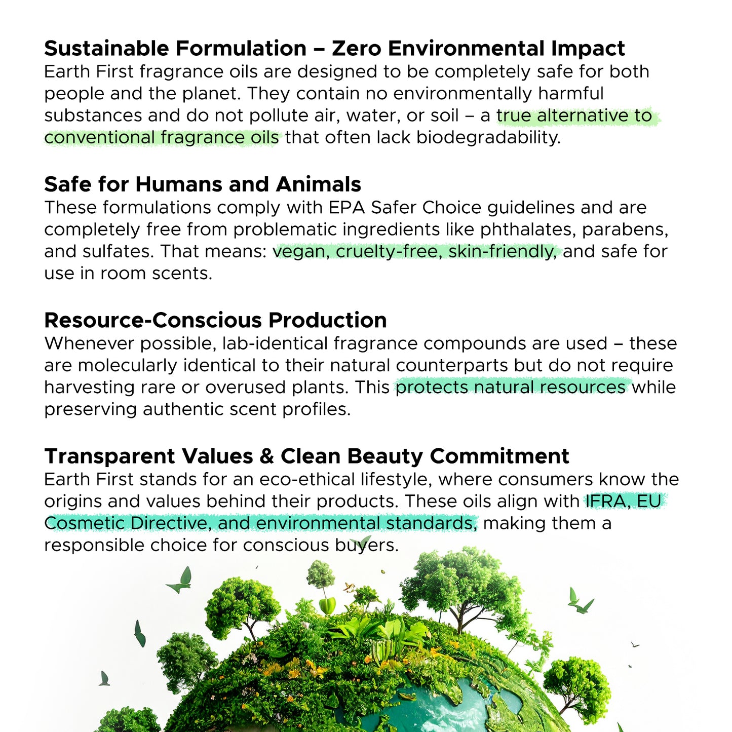 Earth First Duftöl: White Vetiver & Geranium