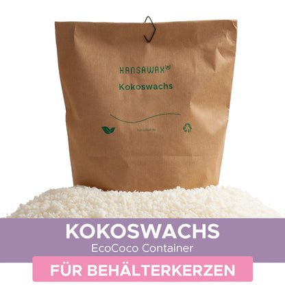 Kokoswachs für Behälterkerzen 'EcoCoco Container'