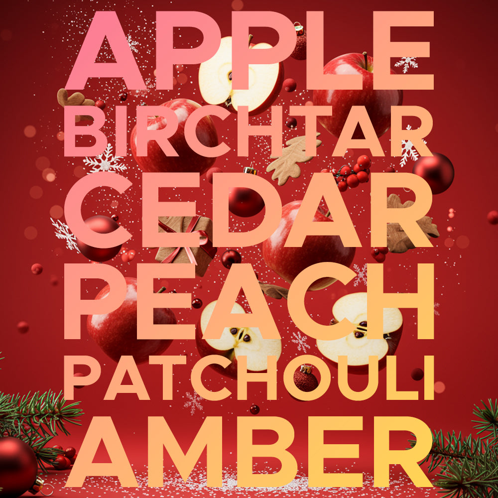 Kopf Herz und Basisnote des Duftöls Glazed Apple & Oak Wood