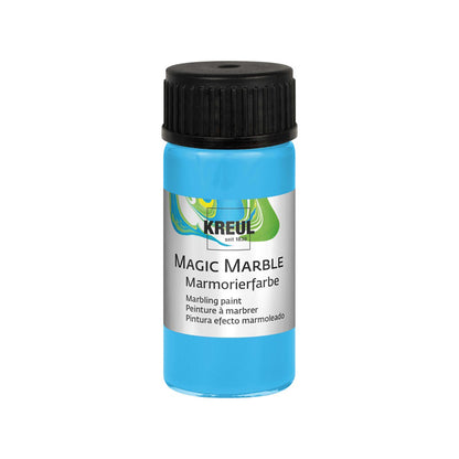 Magic Marble marbling color: light blue