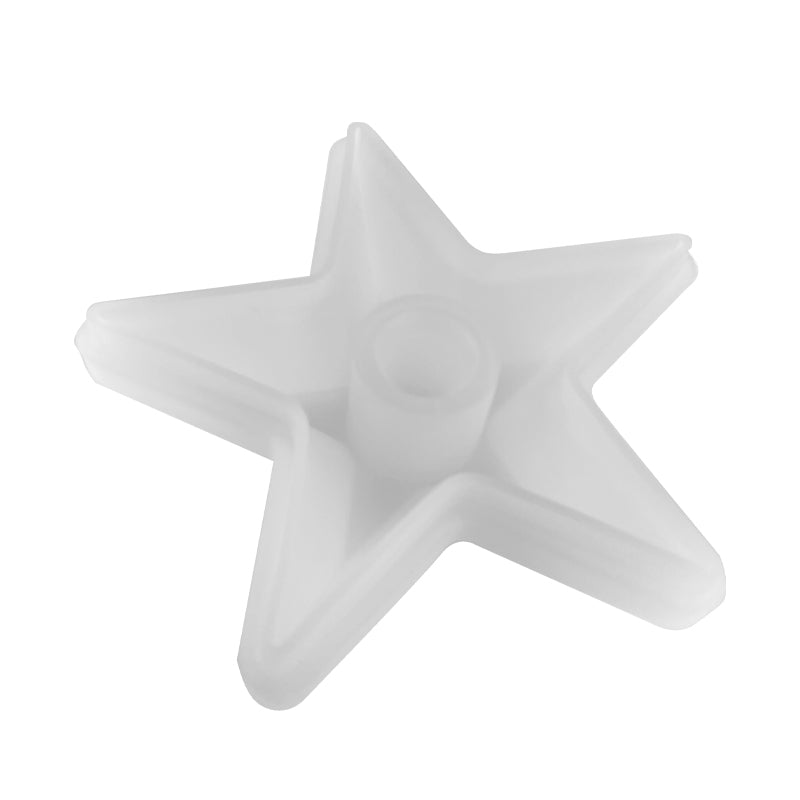Silicone mold: candle holder star
