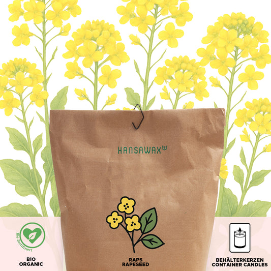 Bio-Rapswachs für Behälterkerzen 'Keragreen Rapeseed Container'