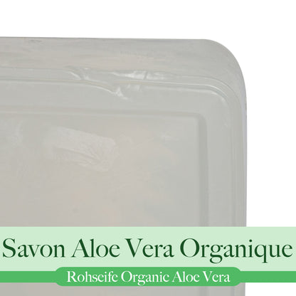 Rohseife Organic Aloe Vera 'Savon Aloe Vera Organique'