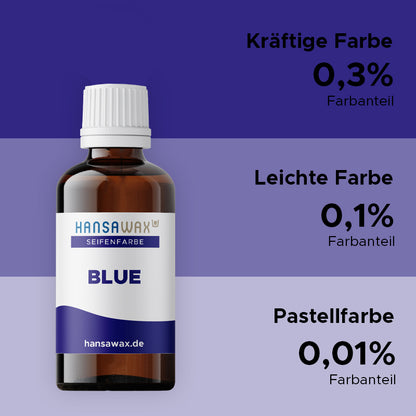 Seifenfarbe: Blue