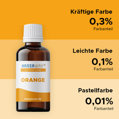 Seifenfarbe: Orange