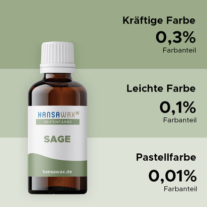 Seifenfarbe: Sage