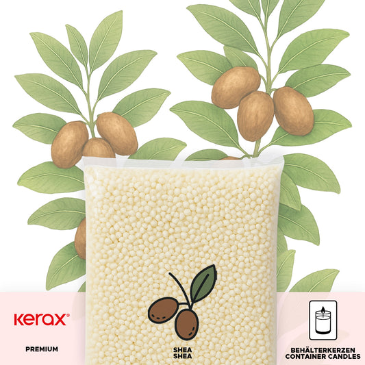 Sheawachs für Behälterkerzen 'EcoShea Container'