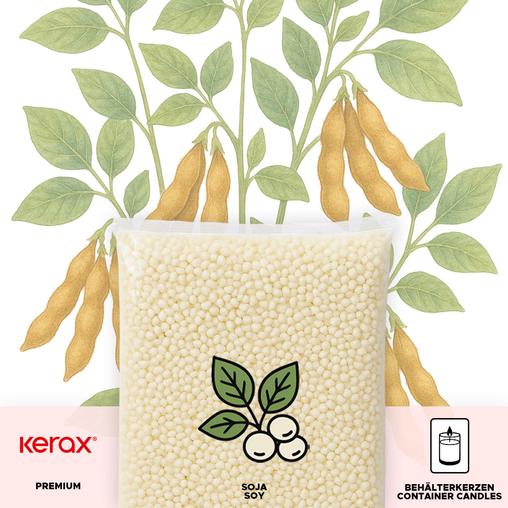 Soy massage wax 'KeraSoy Massage Container' 