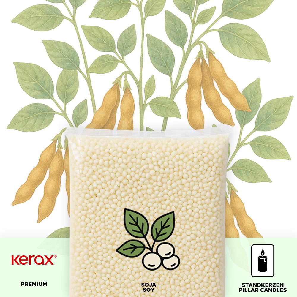 Soy wax for pillar candles 'KeraSoy Pillar 4120'