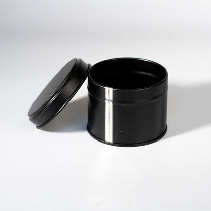 100 ml candle jar in matt black 