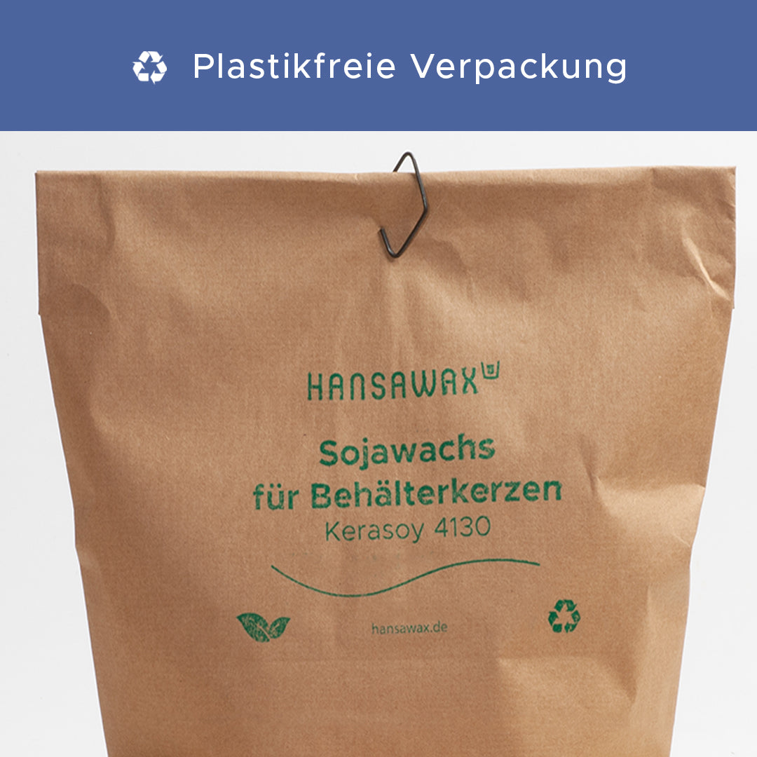 Bundle: Viererpack Kerzenwachs für Behälterkerzen