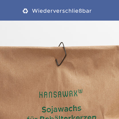 Bundle: Viererpack Kerzenwachs für Behälterkerzen